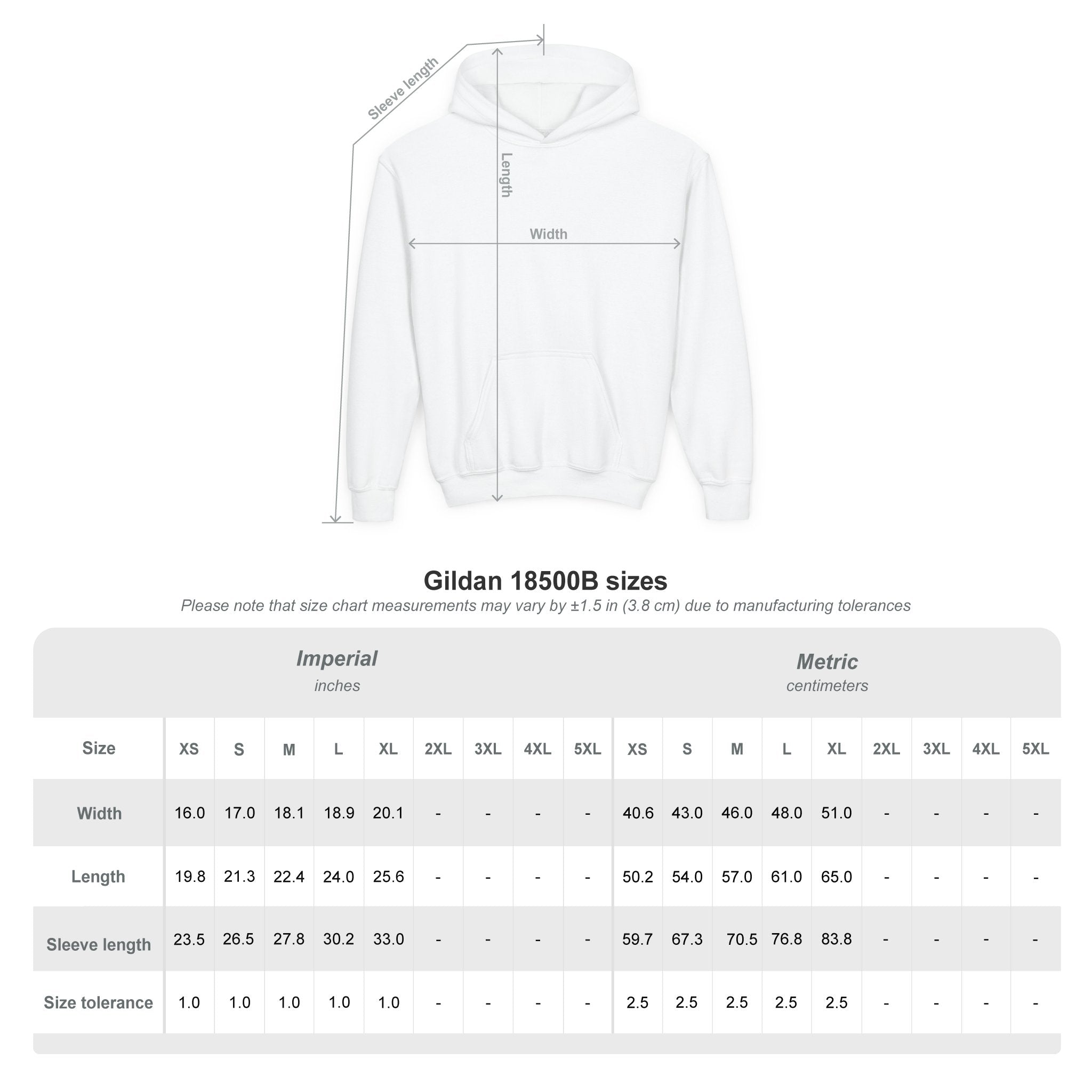 (Youth) Classic MTM Pullover Hoodie - White