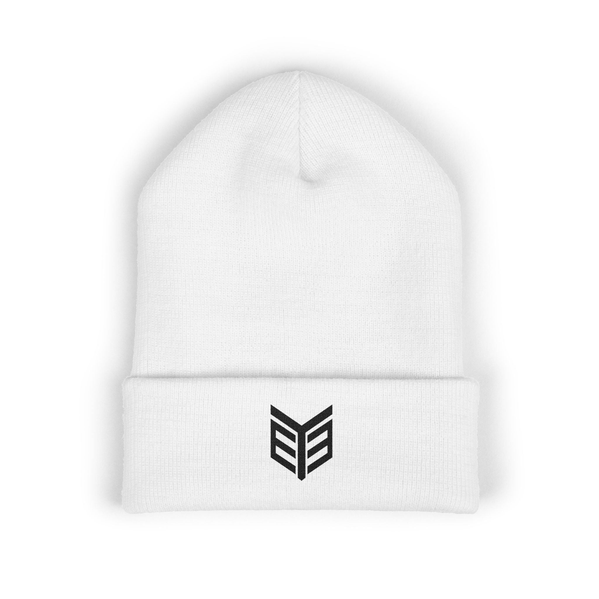 MTM Embroidered Beanie - White